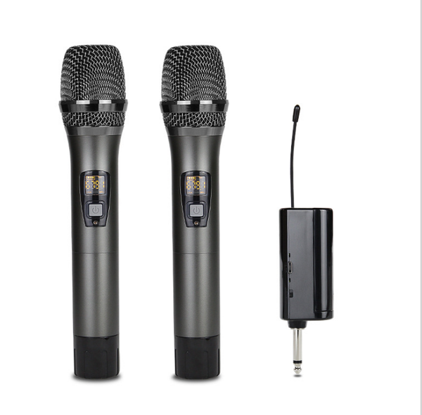 manufacturers direct uhf wireless 1 drag 2 microphone wireless k song home audio microphone set
manufacturers direct uhf wireless 1 drag 2 microphone wireless k song home audio microphone set
