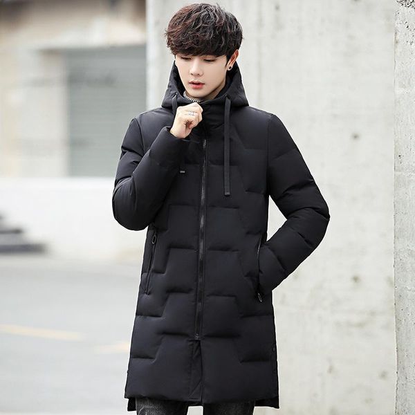 korean style zipper men winter warm parkas hooded long coat solid regular warm thick jacket 20201, Black
korean style zipper men winter warm parkas hooded long coat solid regular warm thick jacket 20201, Black
