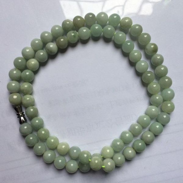 8mm natural myanmar jade stone beads necklace natural gemstone necklace diy jewelry for woman for gift wholesale, Silver
8mm natural myanmar jade stone beads necklace natural gemstone necklace diy jewelry for woman for gift wholesale, Silver