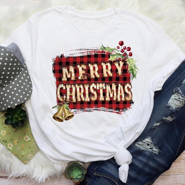 women new year plaid letter short sleeve holiday merry christmas graphic tees clothes print lady female t shirt t shirt, White
women new year plaid letter short sleeve holiday merry christmas graphic tees clothes print lady female t shirt t shirt, White