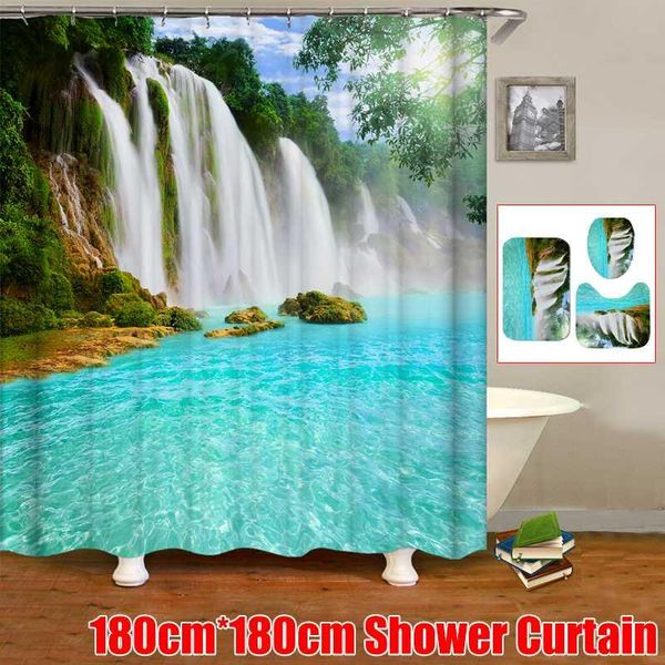 home 180x180cm waterfall waterproof polyester shower curtain bathroom with 12 hooks pedestal rug lid toilet cover bath mat set
home 180x180cm waterfall waterproof polyester shower curtain bathroom with 12 hooks pedestal rug lid toilet cover bath mat set