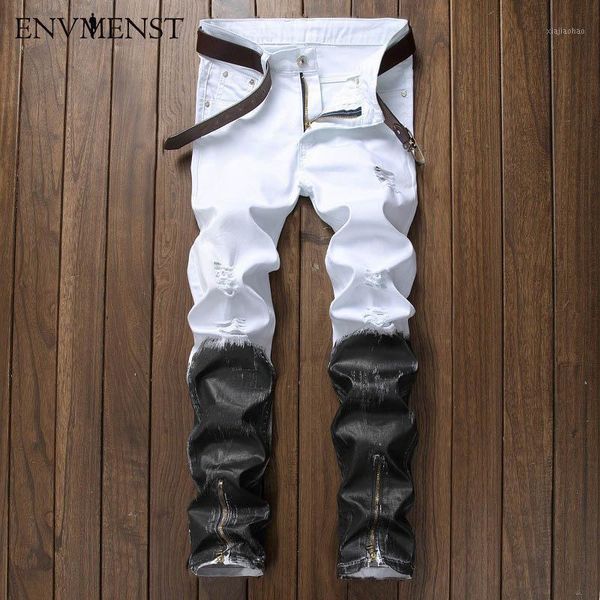 straight paint motorcycle jeans fashion men's printed jeans patchwork hip hop denim pants color hombre1, Blue
straight paint motorcycle jeans fashion men's printed jeans patchwork hip hop denim pants color hombre1, Blue