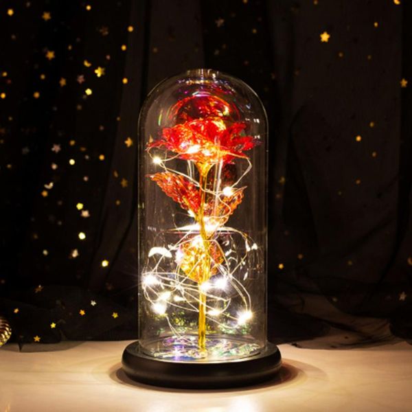 led rose eternal 24k gold foil flower with fairy string lights in dome for christmas valentine's day gift
led rose eternal 24k gold foil flower with fairy string lights in dome for christmas valentine's day gift