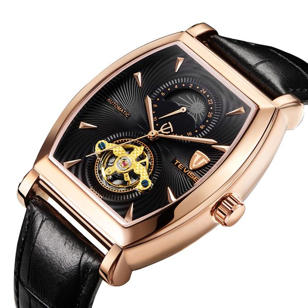 tevise skeleton automatic men watch waterproof mens mechanical watches leather calendar rose gold relogio masculino, Slivery;brown
tevise skeleton automatic men watch waterproof mens mechanical watches leather calendar rose gold relogio masculino, Slivery;brown