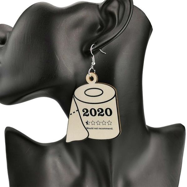 ukebay new wood earrings original design toilet paper shape drop earrings 2020 christmas gift jewelry woman strange goth earring, Silver
ukebay new wood earrings original design toilet paper shape drop earrings 2020 christmas gift jewelry woman strange goth earring, Silver