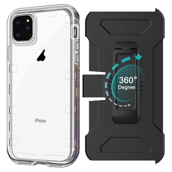 for iphone 11 case clear 3in1 heavy duty full-body protection cover phone case with clip for iphone 11 pro max
for iphone 11 case clear 3in1 heavy duty full-body protection cover phone case with clip for iphone 11 pro max