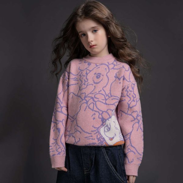 jacquard 2020 new zhongda children's cartoon ba cashmere boys' and girls' thickened pullover parent-child sweater, Blue
jacquard 2020 new zhongda children's cartoon ba cashmere boys' and girls' thickened pullover parent-child sweater, Blue