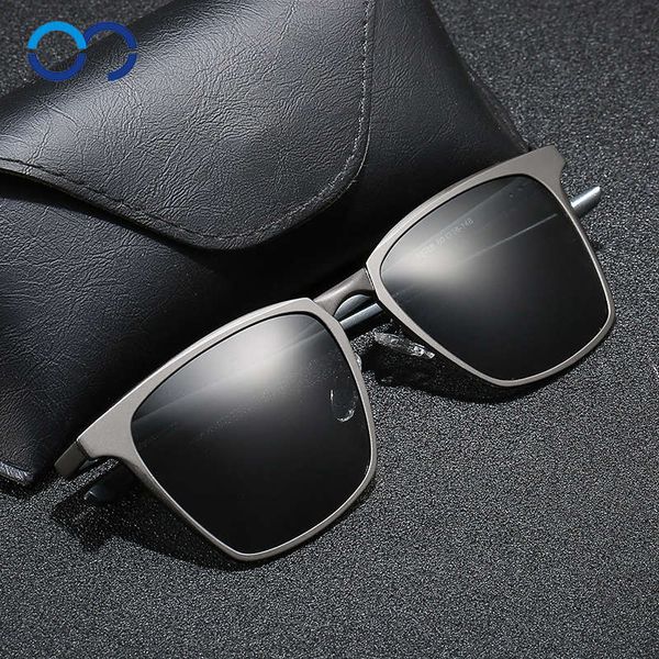 new style polarized men's sunglasses aluminum magnesium trendy eyes fashionable night vision glasses square driving with myopia, Black
new style polarized men's sunglasses aluminum magnesium trendy eyes fashionable night vision glasses square driving with myopia, Black