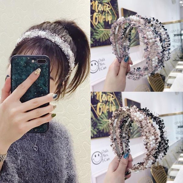 levao new lace sequins headband pearl beads hairband head band for girls hair accessories knotted striped hair hoop headwear h wmtrxq, Black;brown
levao new lace sequins headband pearl beads hairband head band for girls hair accessories knotted striped hair hoop headwear h wmtrxq, Black;brown
