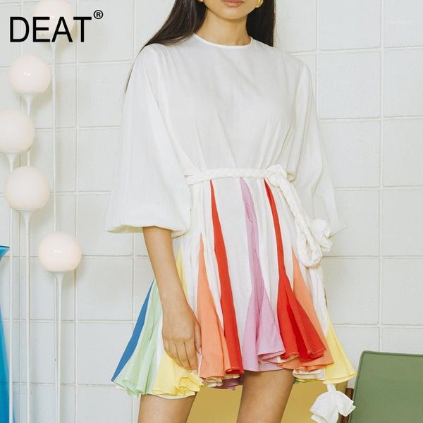 deat 2020 new summer and autumn round neck lantern sleeves color contrast a-line pleated ruffles waist striped dress wm71200l1, Black;gray
deat 2020 new summer and autumn round neck lantern sleeves color contrast a-line pleated ruffles waist striped dress wm71200l1, Black;gray