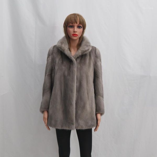 2020 women's fashion mink coat real fur jacket slim coat warm stand collar natural mink natural fragrant gray winter, Black
2020 women's fashion mink coat real fur jacket slim coat warm stand collar natural mink natural fragrant gray winter, Black