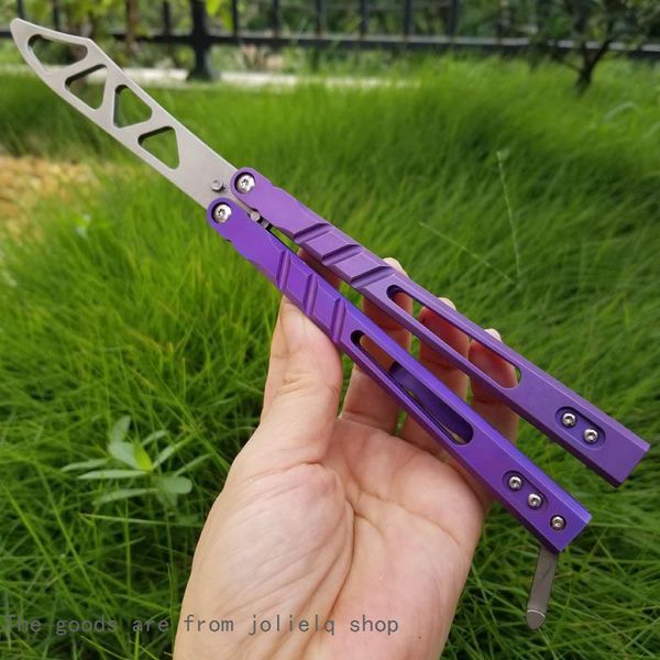 фиолетовая ручка высокое качество теон практика titanium ab butterfly flick нож свободный качающийся нож для кемпинга аксессуары могут быть
фиолетовая ручка высокое качество теон практика titanium ab butterfly flick нож свободный качающийся нож для кемпинга аксессуары могут быть