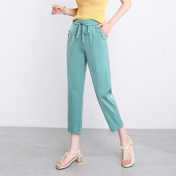 summer thin ice silk harem pants women high waist slim casual plus size trouser office lady elegant ankle-length pants -9xl1, Black;white
summer thin ice silk harem pants women high waist slim casual plus size trouser office lady elegant ankle-length pants -9xl1, Black;white
