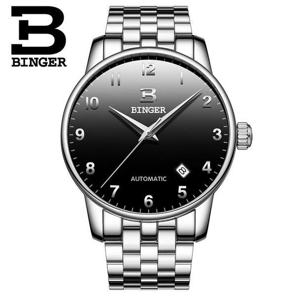 wristwatches binger mens mechanical business relogio watches men's date switzerland watch masculino auto 2020 rlpps, Slivery;brown
wristwatches binger mens mechanical business relogio watches men's date switzerland watch masculino auto 2020 rlpps, Slivery;brown