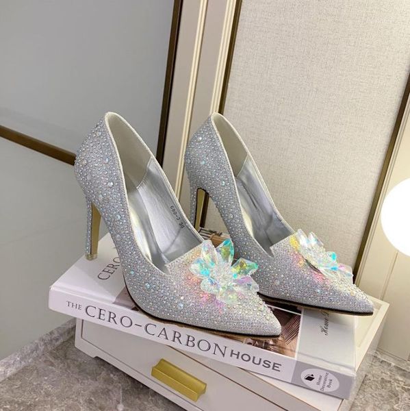 xibeilove rhinestone high heel women's singles banquet shoes pointed toe transparent crystal flower nightclub1, Black
xibeilove rhinestone high heel women's singles banquet shoes pointed toe transparent crystal flower nightclub1, Black