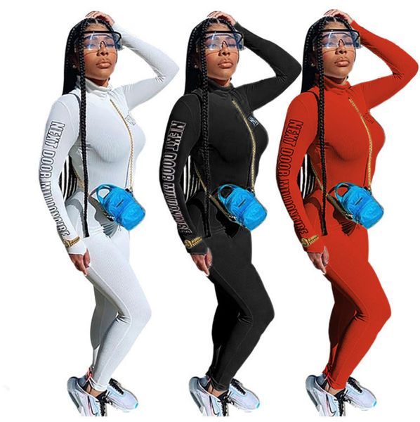 2020 new women tracksuit two pieces set solid color zipper jacket casual fashion sports suits ladies new fashion outfits, White
2020 new women tracksuit two pieces set solid color zipper jacket casual fashion sports suits ladies new fashion outfits, White