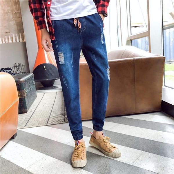 men's jeans mens blue skinny fashion casual slim hole denim pants boutique cotton trousers size 2xl1
men's jeans mens blue skinny fashion casual slim hole denim pants boutique cotton trousers size 2xl1