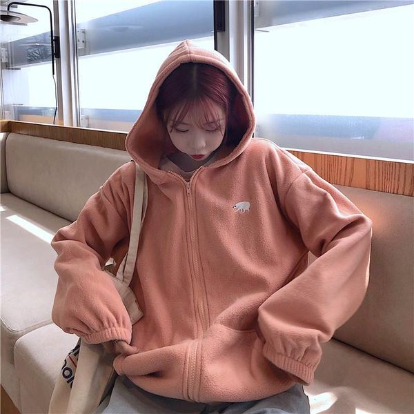kawaii harajuku sweatshirt solid color hoody jacket women friends streetwear women's down jacket korean pop harajuku keep warm, Black;brown
kawaii harajuku sweatshirt solid color hoody jacket women friends streetwear women's down jacket korean pop harajuku keep warm, Black;brown