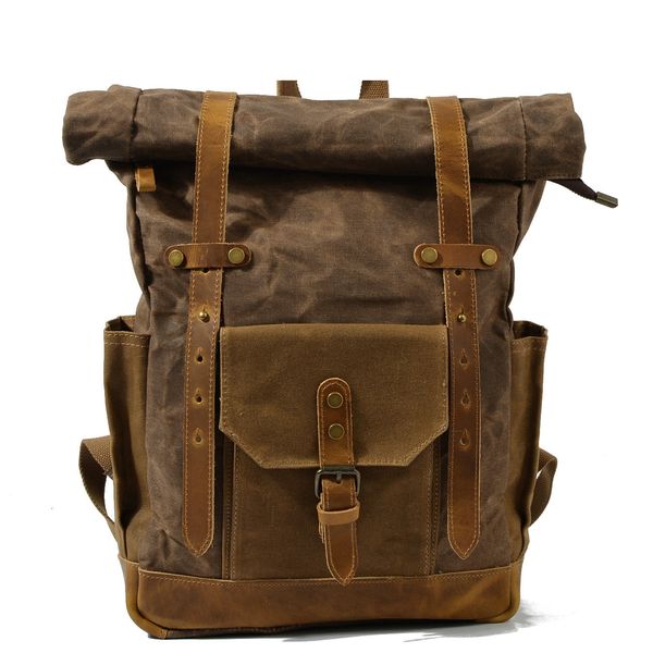 vintage waxed canvas backpacks travel bags dwaterproof men's water shool backpack for college students o4sx
vintage waxed canvas backpacks travel bags dwaterproof men's water shool backpack for college students o4sx