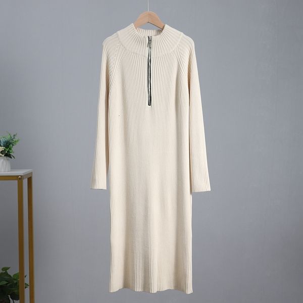 2021 new zipper long knit women straight maxi autumn winter thick warm female sweater dress rib turtleneck pullover dresses 4gbe, Black;gray
2021 new zipper long knit women straight maxi autumn winter thick warm female sweater dress rib turtleneck pullover dresses 4gbe, Black;gray