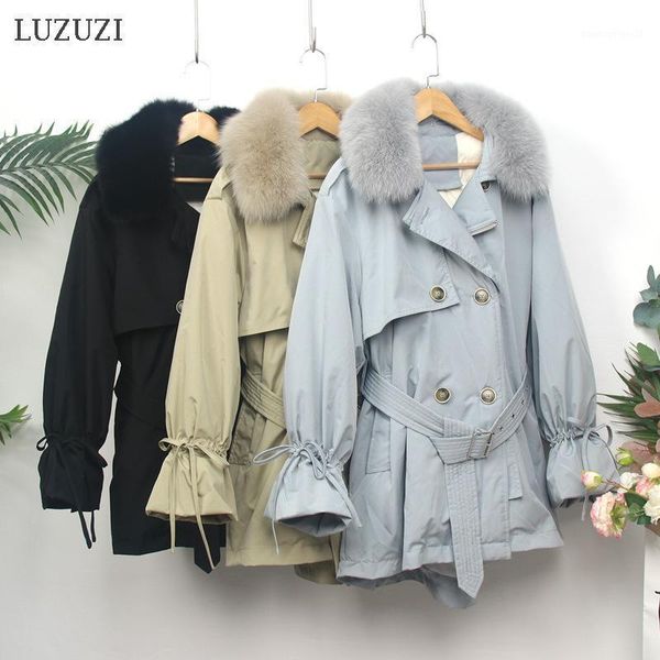 women's down & parkas luzuzi 2021 women jacket winter fur collar duck coat double breasted detachable lining sash tie up warm parkas1, Black
women's down & parkas luzuzi 2021 women jacket winter fur collar duck coat double breasted detachable lining sash tie up warm parkas1, Black