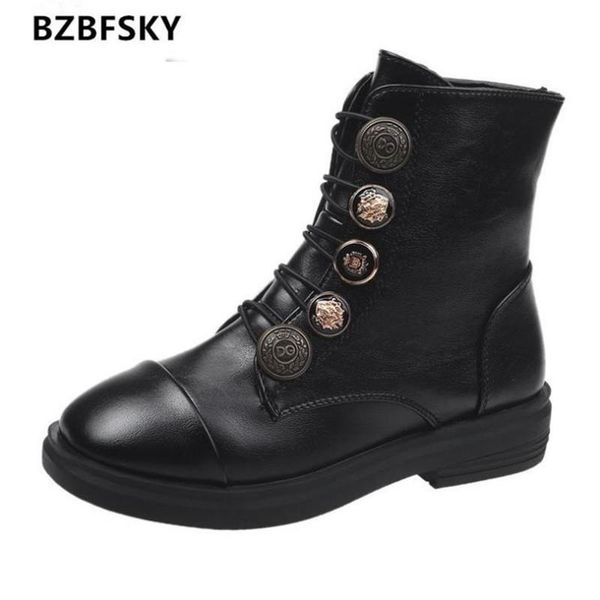 women short shoes sewing pu leather platform button ornament ankle boots women round toe boots 2021 female winter plus size new, Black
women short shoes sewing pu leather platform button ornament ankle boots women round toe boots 2021 female winter plus size new, Black