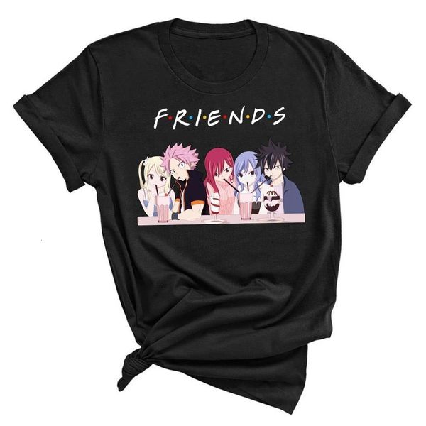 fairy tail friends printed round neck cotton t-shirts cozy short sleeves drop shipping good quality, White;black
fairy tail friends printed round neck cotton t-shirts cozy short sleeves drop shipping good quality, White;black