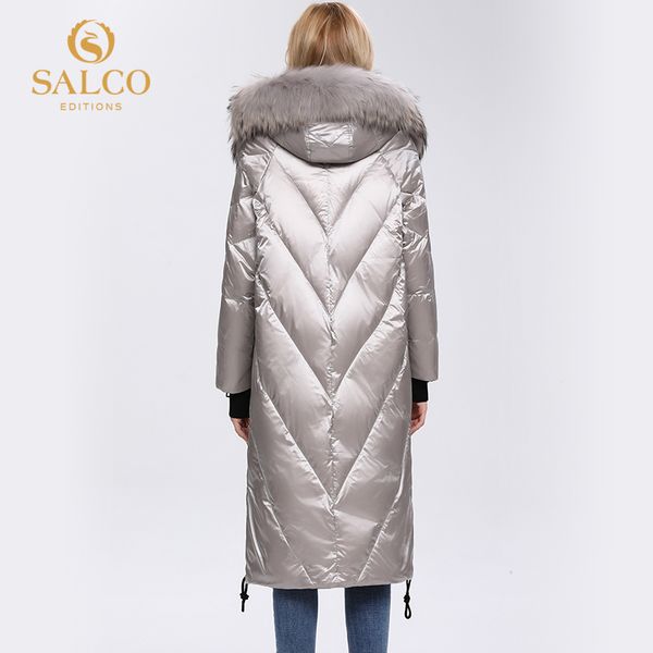 salco the latest big-zipped pearl-cotton winter warm coat high-end real fur coat 201203, Black
salco the latest big-zipped pearl-cotton winter warm coat high-end real fur coat 201203, Black
