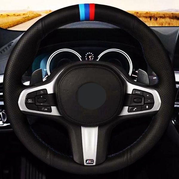 black genuine leather soft suede car steering wheel cover for m sport g32 g30 g31 g20 g21 x3 g01 x4 g02 x5 g05 g16 g15 g141
black genuine leather soft suede car steering wheel cover for m sport g32 g30 g31 g20 g21 x3 g01 x4 g02 x5 g05 g16 g15 g141