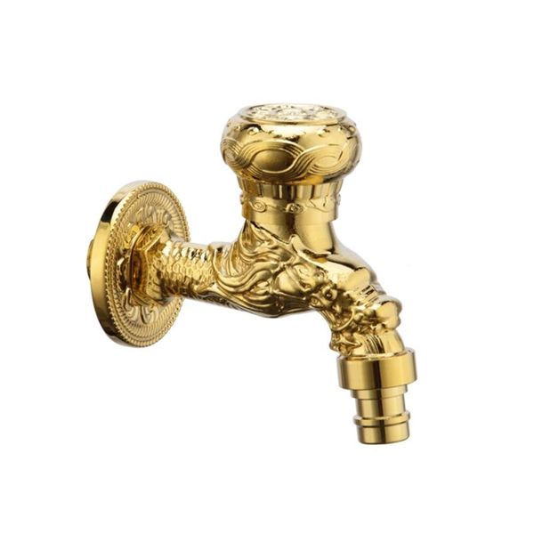 1pc carved wall mount golden water wall small tap decorative garden faucet long washing machine water tap basin bibcock taps
1pc carved wall mount golden water wall small tap decorative garden faucet long washing machine water tap basin bibcock taps