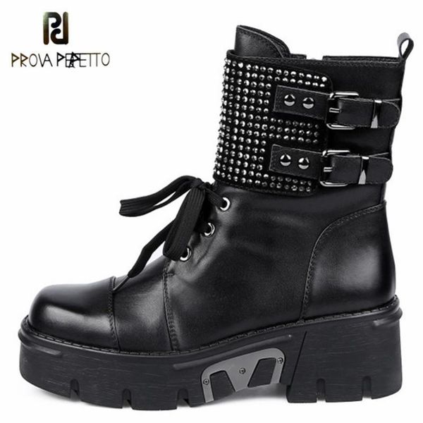 prova perfetto fashion boots women metal decoration height increasing solid color cool women shoes soft round toe short boots, Black
prova perfetto fashion boots women metal decoration height increasing solid color cool women shoes soft round toe short boots, Black