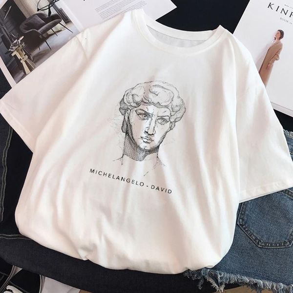 ulzzang harajuku funny black and white drawing david print short sleeve t-shirt large size loose o-neck casual women t-shirt
ulzzang harajuku funny black and white drawing david print short sleeve t-shirt large size loose o-neck casual women t-shirt