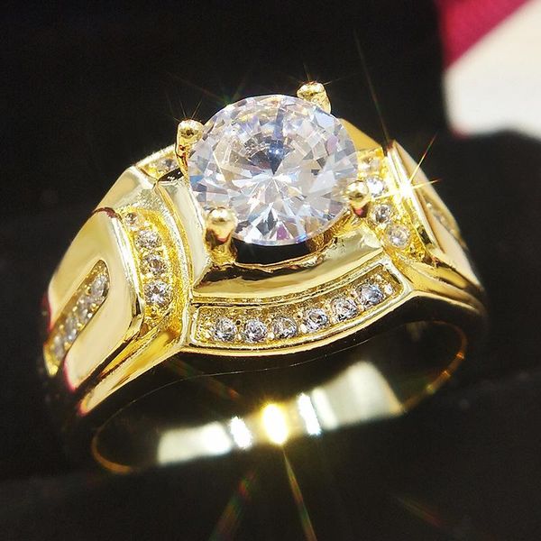 wedding rings luxury gold tone mens with 1 ct clear cubic zirconia size 7-12, Slivery;golden
wedding rings luxury gold tone mens with 1 ct clear cubic zirconia size 7-12, Slivery;golden