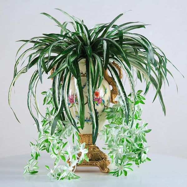 decorative flowers & wreaths 2pcs 65cm artificial plants wall hanging chlorophytum potted green pvc fake simulation flower living room decor
decorative flowers & wreaths 2pcs 65cm artificial plants wall hanging chlorophytum potted green pvc fake simulation flower living room decor