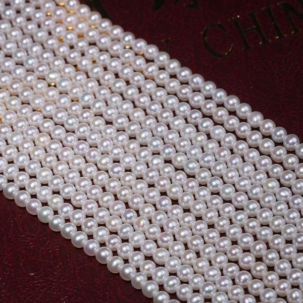 chains freshwater pearl necklace round shape with size 3-4mm perfect luster for jewelry diy loose strands, Silver
chains freshwater pearl necklace round shape with size 3-4mm perfect luster for jewelry diy loose strands, Silver