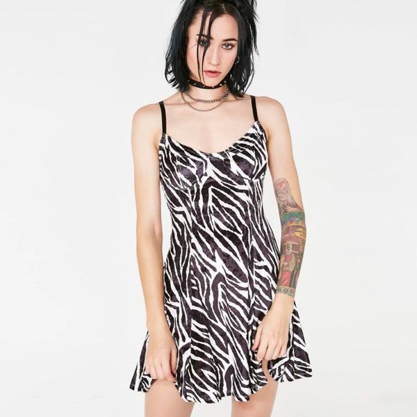 women animal zebra print strap bodycon dress sleeveless elegant boho holiday backless summer bodycon ladies skinny streetwear, Black;gray
women animal zebra print strap bodycon dress sleeveless elegant boho holiday backless summer bodycon ladies skinny streetwear, Black;gray