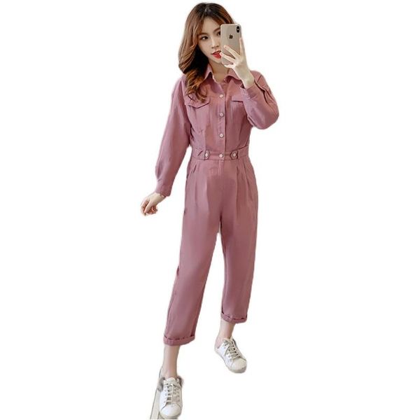 women's jumpsuits & rompers 2021 workwear jumpsuit suit spring autumn playsuits stylish pants wide-legged high waist casual bodysuits 2, Black;white
women's jumpsuits & rompers 2021 workwear jumpsuit suit spring autumn playsuits stylish pants wide-legged high waist casual bodysuits 2, Black;white