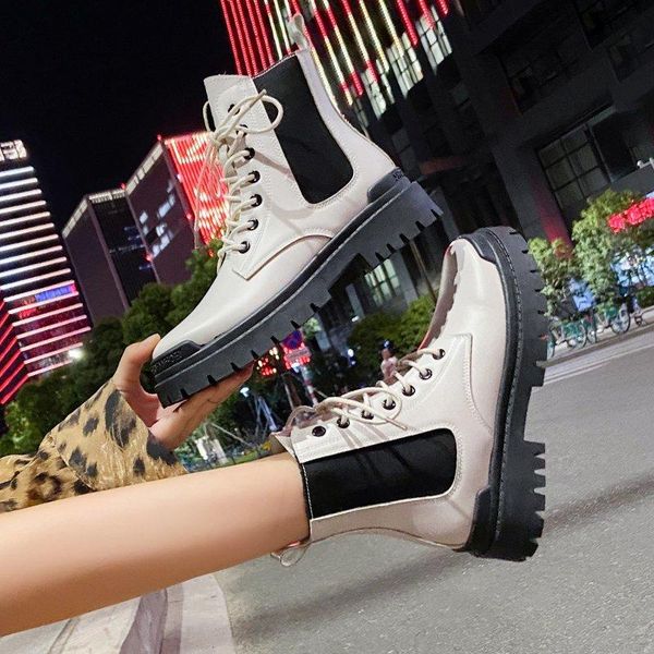 2021 black white ankle boots riding motorcycle punk style lace up fashion boots shoes spring autumn short shoes booties
2021 black white ankle boots riding motorcycle punk style lace up fashion boots shoes spring autumn short shoes booties