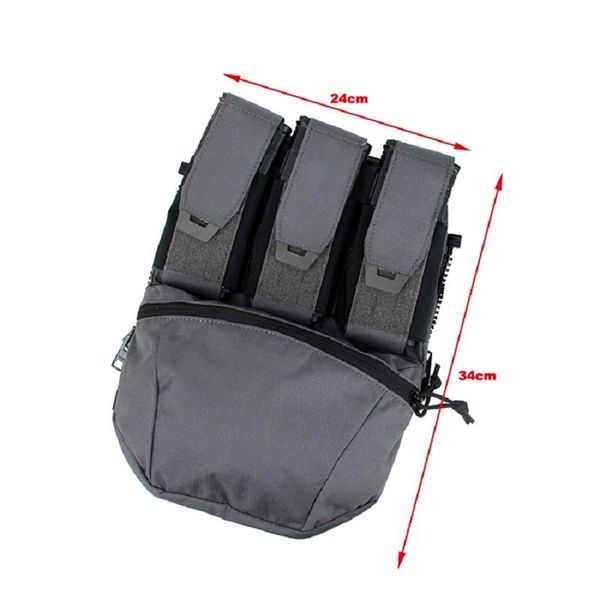 back support tmc3431-wg 2021 attack panel tactical vest zipper bag non reflective cordura fabric, Black;blue
back support tmc3431-wg 2021 attack panel tactical vest zipper bag non reflective cordura fabric, Black;blue