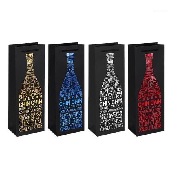 35x9x9cm black paper wine bottle bags blue silver bottle stamping champagne wine gift1
35x9x9cm black paper wine bottle bags blue silver bottle stamping champagne wine gift1