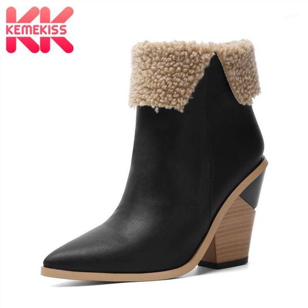 boots kemekiss women ankle 2021 winter pointed toe high heels designer shoes european office footwear size 34-431, Black
boots kemekiss women ankle 2021 winter pointed toe high heels designer shoes european office footwear size 34-431, Black