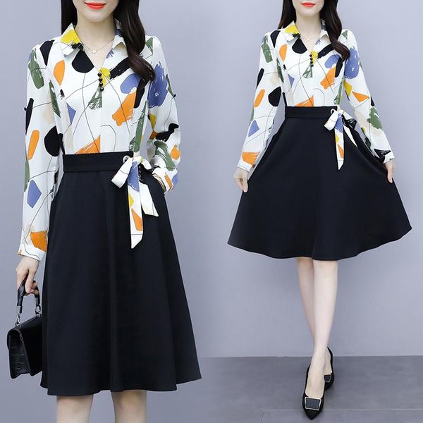 casual dresses autumn splicing printing bowknot draw back women's dress dinmensional cut hedging long sleeve elegant stripe female, Black;gray
casual dresses autumn splicing printing bowknot draw back women's dress dinmensional cut hedging long sleeve elegant stripe female, Black;gray