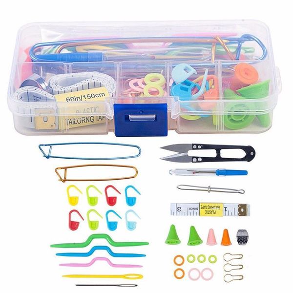56 pcs crochet hooks set with case knitting needles set diy needle arts craft scissors stitch markers sewing tools accessories, Black
56 pcs crochet hooks set with case knitting needles set diy needle arts craft scissors stitch markers sewing tools accessories, Black