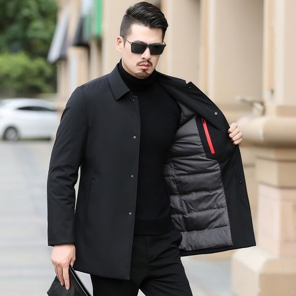 middle-aged man white duck down down jacket with thick winter new old business and leisure warm down coat q1209, Black
middle-aged man white duck down down jacket with thick winter new old business and leisure warm down coat q1209, Black