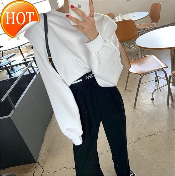 women's knits & tees south korea gate thin mesh red fashion design feeling double edged lazy loose white sweater
women's knits & tees south korea gate thin mesh red fashion design feeling double edged lazy loose white sweater