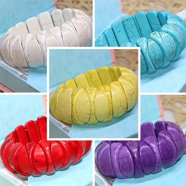 6 style multicolor calaite turquoises stone beads bracelets bangles for women fashion party gifts elegant jewelry 7.5inch b309, Golden;silver
6 style multicolor calaite turquoises stone beads bracelets bangles for women fashion party gifts elegant jewelry 7.5inch b309, Golden;silver
