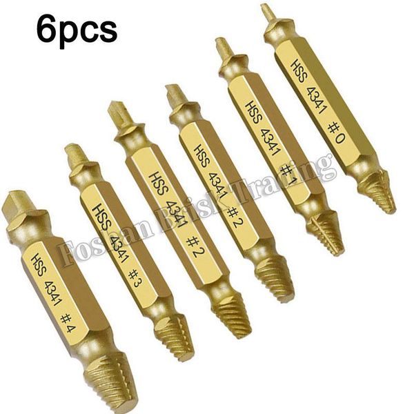 5pcs/6pcs titanium-plated broken head screw extractor broken wire repair tool double head screw sliding tooth removal tool
5pcs/6pcs titanium-plated broken head screw extractor broken wire repair tool double head screw sliding tooth removal tool