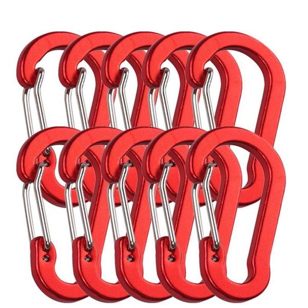 10pcs carabiners aluminum alloy d carabiner spring snap clip hooks keychain climbing carabiner for keys campi qylhfm
10pcs carabiners aluminum alloy d carabiner spring snap clip hooks keychain climbing carabiner for keys campi qylhfm
