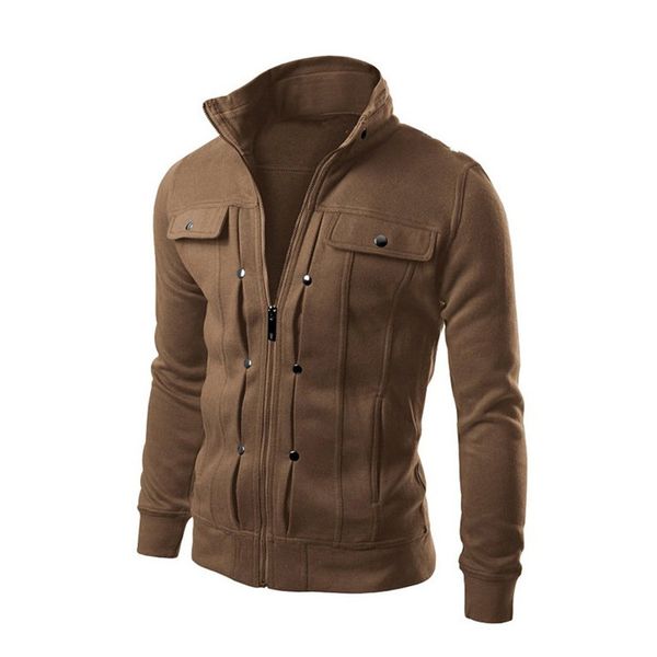 mens jacket men spring and autumn jackets fashion mens lapel neck jackets outdoor casual jacket 5 colors size m-3xl, Black;brown
mens jacket men spring and autumn jackets fashion mens lapel neck jackets outdoor casual jacket 5 colors size m-3xl, Black;brown