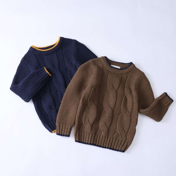 2020 new autumn of and winter cuhk sweater round neck pullover twist color matching children's t-shirt for boys, Blue
2020 new autumn of and winter cuhk sweater round neck pullover twist color matching children's t-shirt for boys, Blue